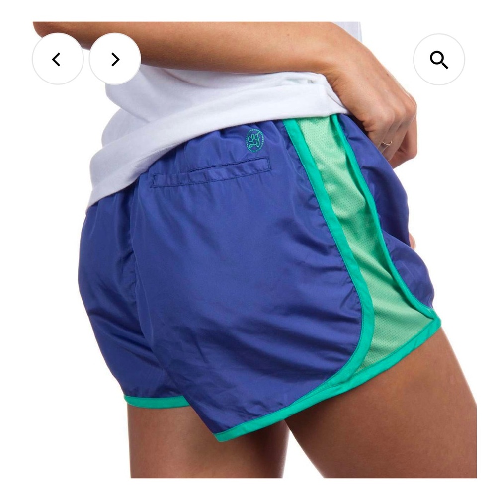 Lauren James Athletic Shorts in Periwinkle